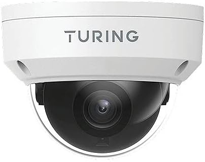 8-Мегапикселова куполна IP камера Turing TP-MFD8M28-1Y ОСНОВНАТА AI VSaaS с подкрепата на лиценз при ниска осветеност, фиксиран обектив от 2.8 мм