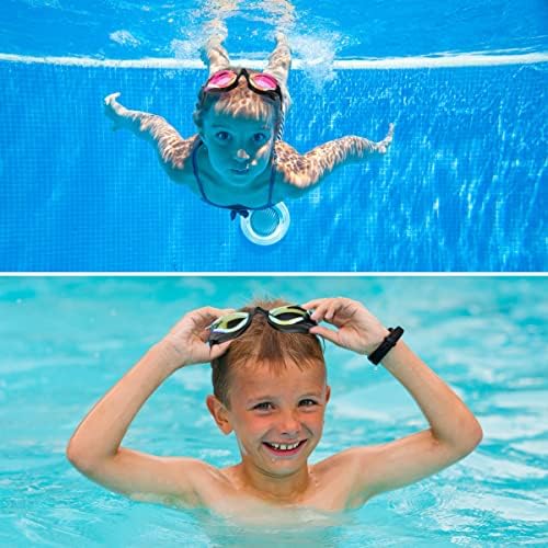 EWPJDK Детски Очила за плуване - 2 опаковки, Детски Очила за плуване, фарове за Мъгла, Анти-UV, Не Всички, за Деца, Момчета и Момичета