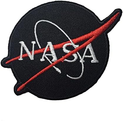 Canin НАСА Черна Нашивка, Бродирани Желязо на Нашивках, Космическа Нашивка, Пришитая на Нашивках с официалното Лого Бродерия за Сувенири Икона