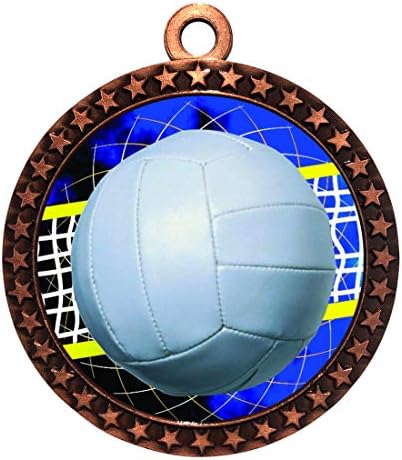 Експресна медалите Различни от 10 X волейбол сертификати за премия медали с Шийните панделки Статуетка, Награда, подарък