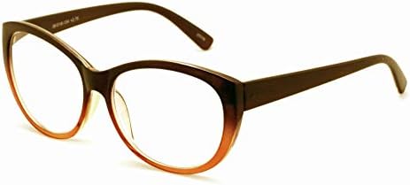 V. W. E. Дамски очила за четене голям размер - уголемени ридеры Cateye Vintage Джаки Oval - прозрачни лещи