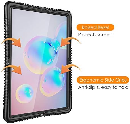 Силиконов калъф Fintie за Samsung Galaxy Tab S6 10,5 2019 (модел SM-T860/T865/T867), [Притежателя на S Pen], удобен за деца, лек, устойчив