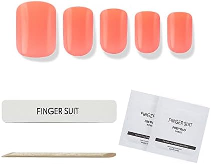 Пальчиковый костюм за изграждане на нокти (Popsicle Нейлз) 40 бр., Квадратни режийни нокти за дами, Дизайн на върховете на пръстите,