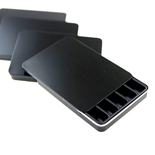 Полночный Черен Метален Свързващ притежателя | Лидице кутия със защита от деца | Портсигар Preroll | Преносим (100 опаковки)