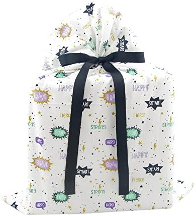 Подаръчен пакет от многократна употреба от тъкан VZWraps You ' re Страхотно за бала, Ден на бащата, Ден, рожден ден или някакъв друг повод (20 инча и 27 инча височина)