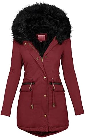 TIMIFIS/по-големи размери, зимни палта за жени, флисовые изолирана козина, масивна парк с цип, якета с кожа качулка на топла