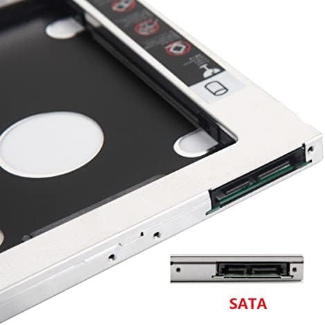 Универсален 9,5 мм, 2-ри Твърд диск SATA SSD Оптично Отделение Caddy Frame Тава за Dell Precision M4700 M4800 M6700 M6800