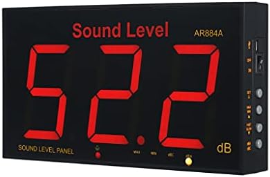 BBSJ Стенен 30-130 db Цифров Шумомер Децибела Контролен Тестер за Измерване Нивото на Звука с Голям LCD екран