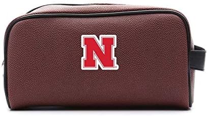 Футболна Кожена чанта Zumer Sport Nebraska Cornhuskers за пътуване, зареждане с козметични средства, чанта-калъф с цип,