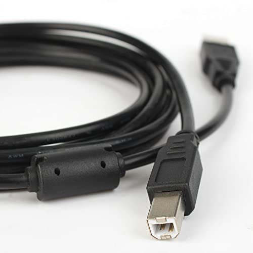 Кабел за принтер SANOXY 6 фута USB 2.0 Type A, за да се свържете към конектора Type B.