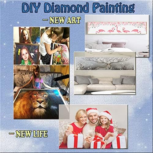 Комплекти за рисуване с диаманти за възрастни, Лилия (2) Diamond Изкуство За Начинаещи, 5D Боята по Номера, Голяма Пълна Тренировка, Кръгли Диамантени Точки, Кристални Ка?