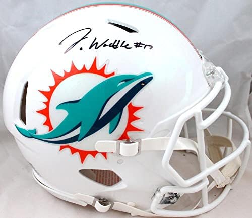 Автентичен каска Jaylen Waddle с автограф Маями Делфините F/S Speed Authentic-Фанатици - Каски NFL с автограф