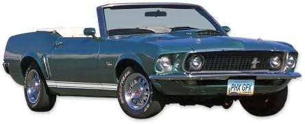 Комплект отличителни знаци и ленти Mustang 1969 GT - Черен