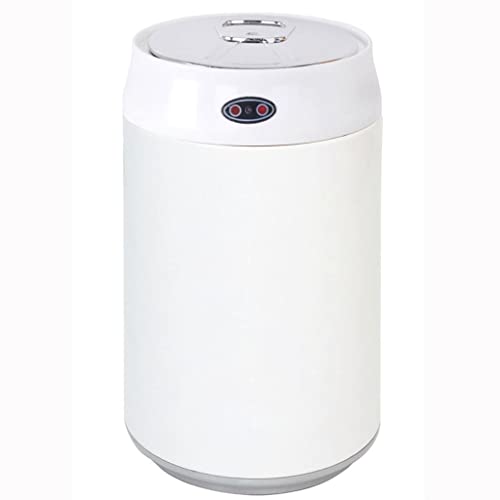 Мини-сензор BKDFD кофа за Боклук от неръждаема стомана, Автоматично затваряне на боклук кофи, Украса за захранване от батерията (Цвят: D, размер: 1)