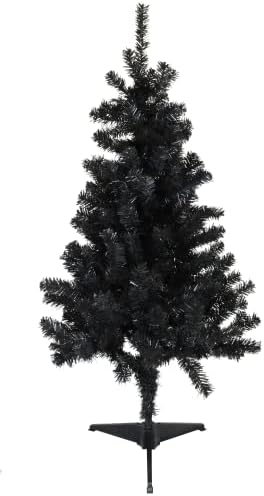 Дърво Buddees Черно Хелоуин/Коледно Дърво Е С Височина 4 Фута Украса