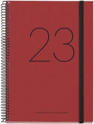 Miquelrius - нов дизайн на годишна дневник за 2023 година - Хоризонтален седмица за търсене - Голям размер 155 x 213 мм