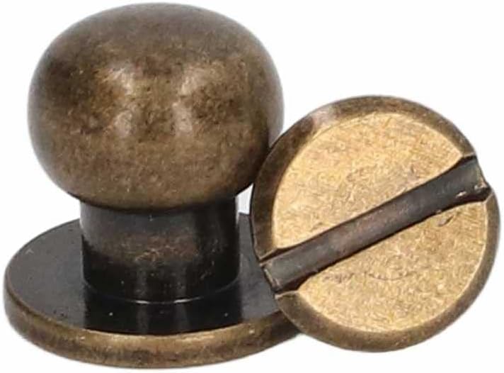Кожени Нит От Латунного Материал с Кръгла форма, Нитове Копчета за Колан