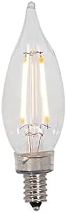 Прозрачна led лампа B &P Lamp® E12 с основа под формата на канделябра CA10, еквивалент на 20 W