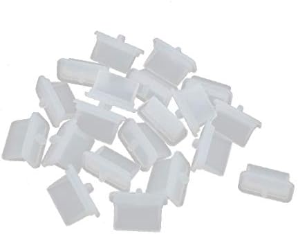 X-DREE 20pcs Прозрачен пластмасов капак от отпадъци за цифров продукт USB-A3 (20pcs Прозрачен пластмасов капак от отпадъци