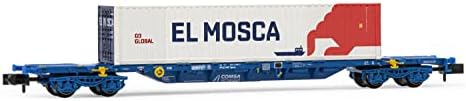 Arnold - Comsa, Контейнерен товарен вагон, Груженный 45-инчов контейнер El Mosca, Периода VI