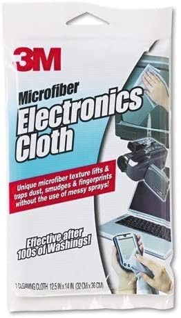 Продуктите на 3M Кърпи за почистване на електрониката от микрофибър 3M, 12,5 x 14,1, бял - Продават се по 1 парче всяка Почистват