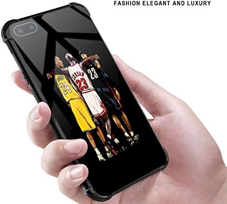 ZIMENG ЧЕН Калъф за iPhone 8/7/ SE 2020 Г., САЩ, Баскетболна звезда 033, Закалено Стъкло с изображение, калъфи за iPhone 7