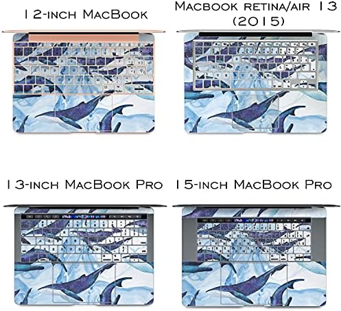 Cavka Vinyl Стикер за кожа, която е Съвместима с MacBook Pro 16 M1 Pro 14 2021 Air 13 M2 2022 Retina 2015 Mac 11 Mac 12, Стикер с изображение