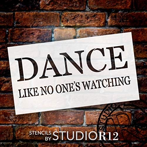 Танцуй така, че никой не е търсил Шаблони от StudioR12 | за многократна употреба шаблон от mylar | се Използва за colorization