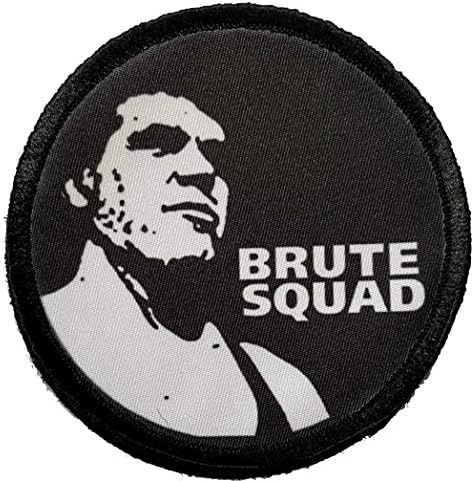 3 Нашивка за бойния дух на brute Squad Нашивка за бойния дух на Тактически военен кука и контур, Направено в САЩ Е идеален за вашия