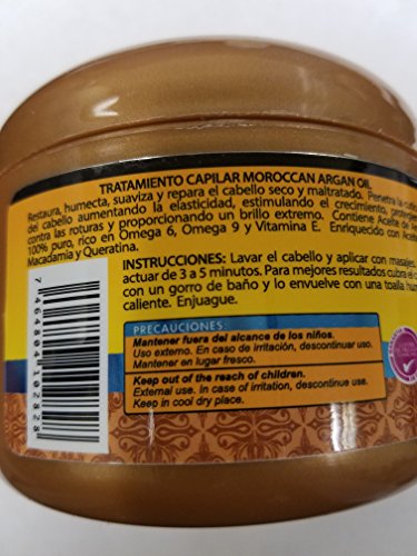 Силиконовата смес за грижа за косата с мароканския масло арганы, 8 грама
