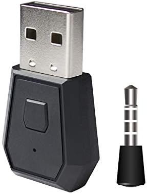 USB Адаптер за слушалки Приемник ключ + 3,5 мм микрофон за контролер USB Адаптер за слушалки USB Приемник ключ за контролер за