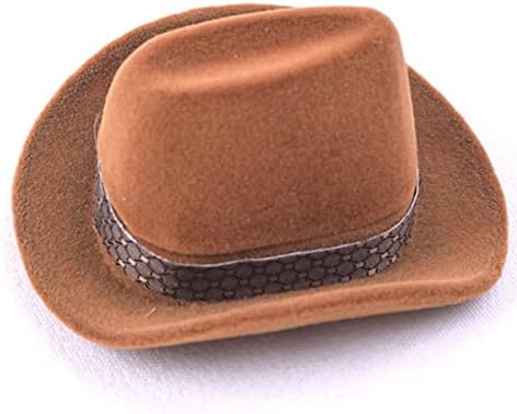 Cabilock обеци, Stud обеци организатор Box притежателя на организаторът 2 елемента ковбойская шапка за съхранение на бижута калъф пръстен,