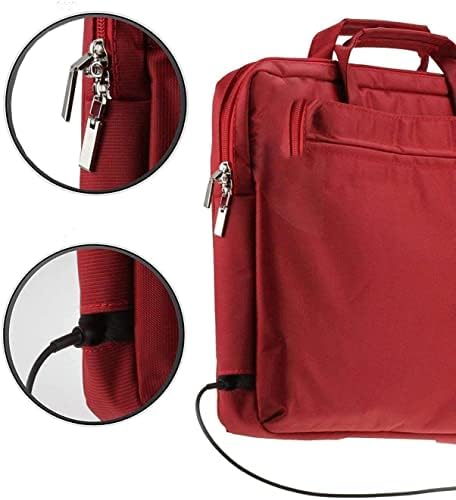 Водоустойчива чанта Navitech Red Sleek - Съвместим с LG Грам 14Z90Q-G. AP75B - 14 инча