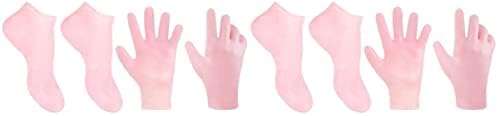 Силиконови Ръкавици Healeved 2 комплекта За грижа за кожата, За жени, С Напукана кожа, За Ръце, За Овлажняване на Домашни Ръкавици и Чорапи, Ръкавици, Ръкавици с един пръс
