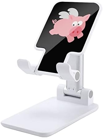 Flying Pig I Believe Поставка За Мобилен Телефон, Регулируема Сгъваема Поставка За Таблет Притежател На Настолен Телефон Аксесоари