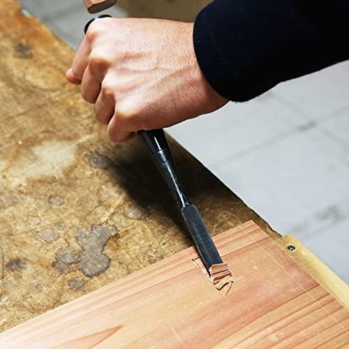 Японската стамеска дограма KAKURI за дървообработване 1-1/4 (30 mm), Направено в Япония, Японската стамеска Oire Nomi, Остър Нож от японската Високо стомана, дръжката е от бял Д?