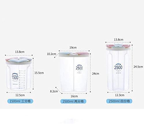 Контейнери за съхранение на храна LLRYN Кухня със Запечатан Капак, Удобен за Съхранение в Кухнята (Размер: L)