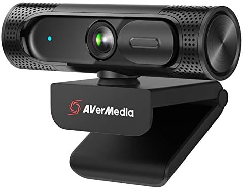 AVerMedia Live Streamer CAM 315, Уеб камера, Запис на 1080p / 60 кадъра в секунда, Микрофони, Фиксиран фокус, регулируема Широко поле на зрение, Работи със Skype, Мащабиране, на Екипа - Чер?