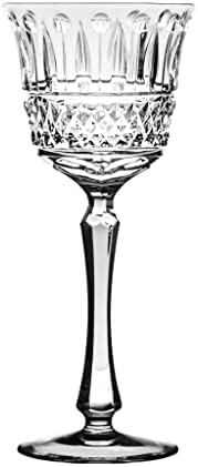Чаша за вода Ajka Fabergé Xenia от прозрачен оловен кристал 7,4 унции - една единица за измерване на