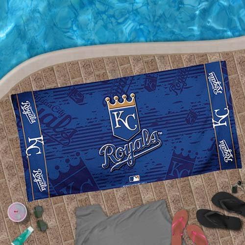 Плажна Кърпа WinCraft MLB Kansas City Рояли, Отборен Цвят, Един Размер