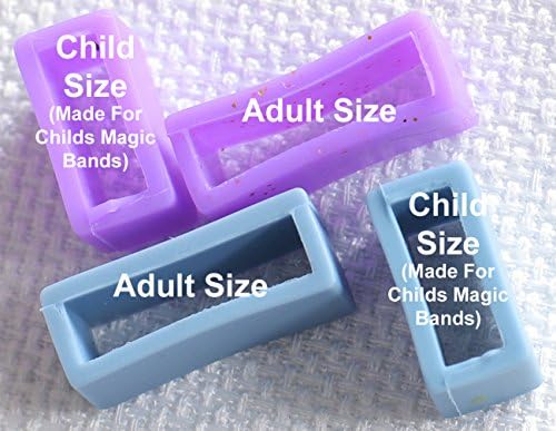Брави Magic Band Защитават вашия Magicband (включва 2.0) за Избор на цвят, размер и количество (светло синьо за възрастни)