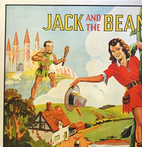 Жак-Лин и Бобовый Стрък |- Оригиналната Литографическая Театрална билборд 1930-те години