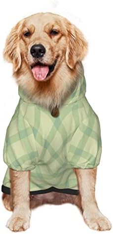 Hoody с качулка за голямо Куче St-Patrick-Day-Зелен-Дрехи за домашни любимци в Клетката, Пуловер с Шапка, Мека Облекло за котки, Палта