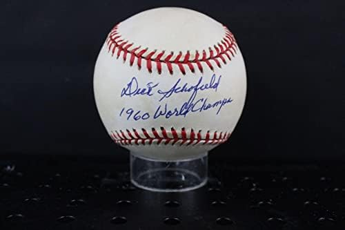 Автограф на Дик Шофилда (60 шампиони) по бейзбол Auto PSA/DNA AL88602 - Бейзболни топки с автографи