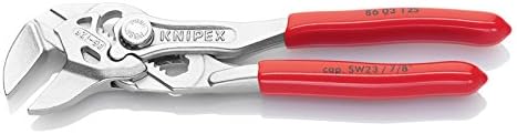 KNIPEX Tools 86 03 125, 5-Инчов Мини-ключ, Клещи и 86 09 250 V01 Инструменти - Защита на челюстите за нови 10-инчов Клещи 86 XX 250 (8609250V01)