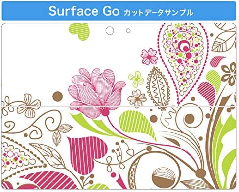 стикер igsticker Калъф за Microsoft Surface Go/Go 2 Ультратонкая Защитен Стикер за тялото Skins 001304 Цвете Пъстри