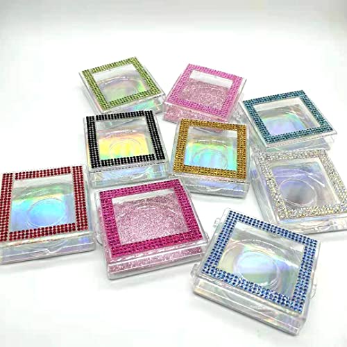 Пластмасов калъф за мигли Опаковка за мигли Празен 5D калъф за мигли с чекмедже 10 цветни кутии за мигли (Цвят: B01, Размер: 50 кашона с чекмедже)