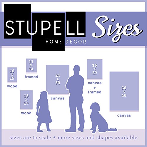 Стенни Табели Stupell Home Décor с Типографски шарките на Хипстера Фокс, 10 x 0,5 x 15, С гордост Произведена в САЩ
