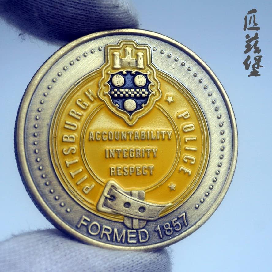 Възпоменателна монета американски град Монета Питсбърг Икона армейского на феновете на поредицата Възпоменателна монета на Св. Архангел
