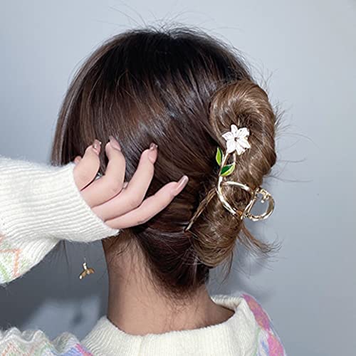 Нокти за коса LALAFINA, 2 бр., метални щипки за коса, щипки за коса във формата на цвете Лилия, минималистичные щипки за коса,